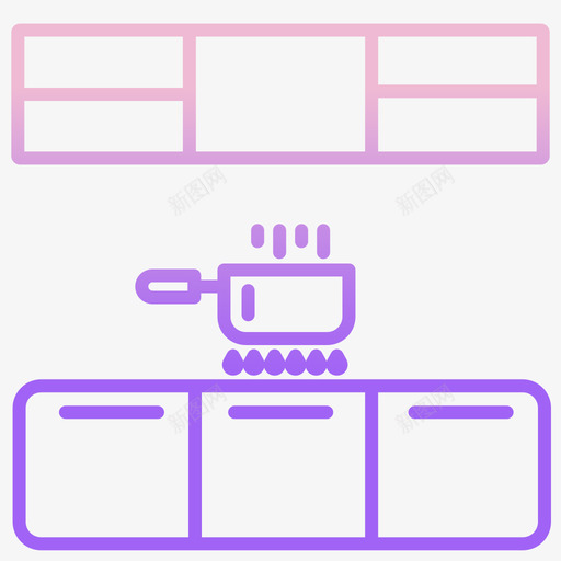 厨房家具装修2轮廓坡度图标svg_新图网 https://ixintu.com 厨房 坡度 家具 装修 轮廓