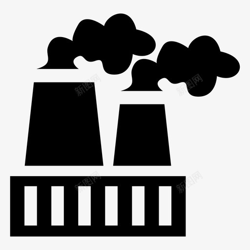 污染空气保护图标svg_新图网 https://ixintu.com 保护 垃圾 污染 环境 空气 自然