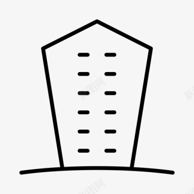 建筑物城市结构图标图标