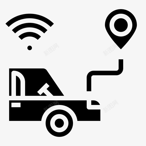安全驾驶自动化未来图标svg_新图网 https://ixintu.com 人工智能 安全驾驶 未来 机器 现代 系统 自动化