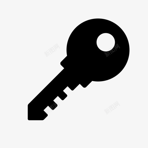 钥匙门禁锁图标svg_新图网 https://ixintu.com 保护 钥匙 门禁 隐私