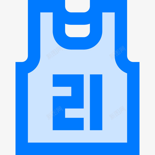 篮球运动衫篮球21蓝色图标svg_新图网 https://ixintu.com 篮球 蓝色 运动衫