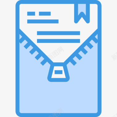 打开文件和文件夹4蓝色图标图标