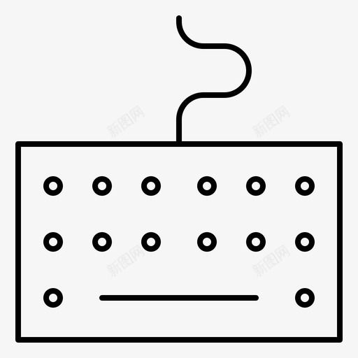 硬件键盘类型图标svg_新图网 https://ixintu.com 硬件 类型 计算机 设备 键盘