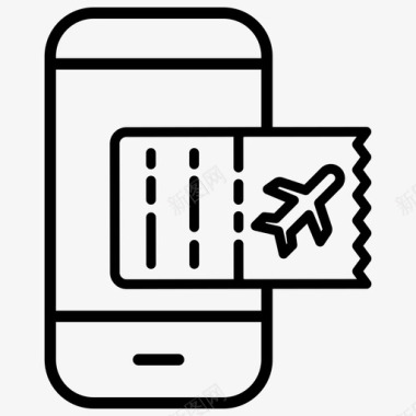 手机航班电话图标图标