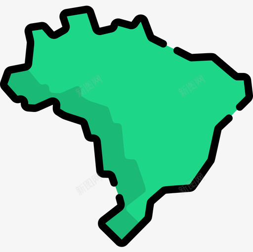 巴西巴西狂欢节13线性颜色图标svg_新图网 https://ixintu.com 巴西 狂欢节 线性 颜色