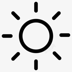 天气晴朗图标天气晴朗天气预报图标高清图片
