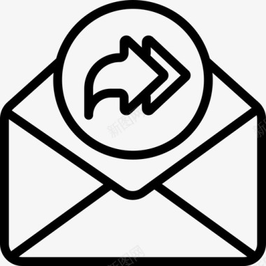 电子邮件电子邮件操作6线性图标图标