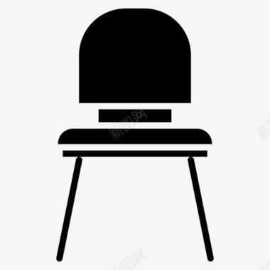 椅子家具装饰雕文图标图标