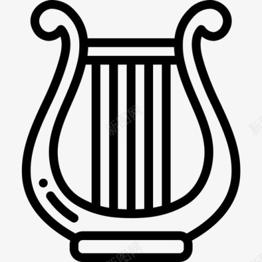 竖琴希腊神话19直系图标图标