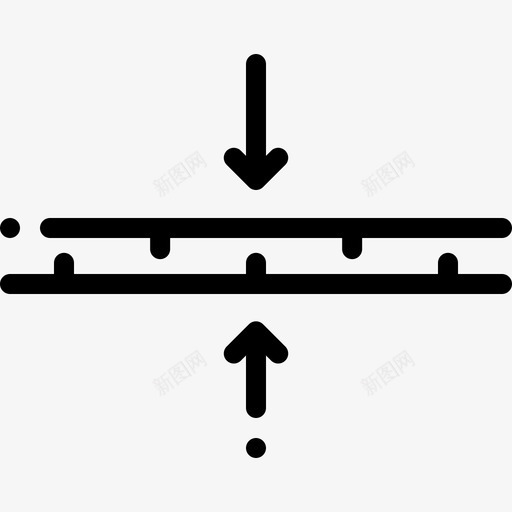 薄织物特征5线状图标svg_新图网 https://ixintu.com 线状 织物特征5 薄