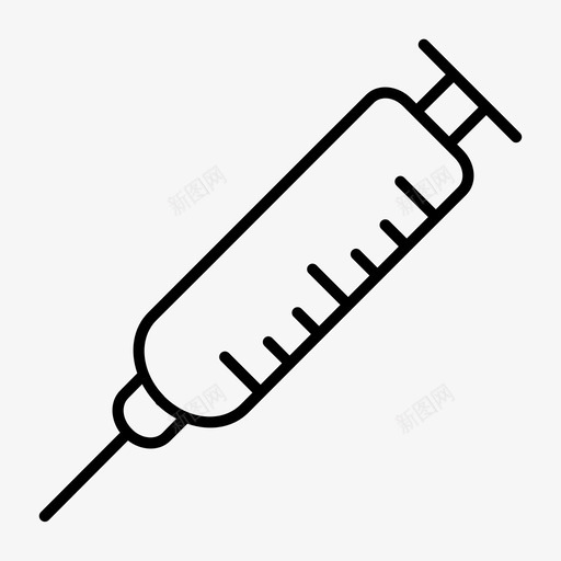 针头针剂医疗图标svg_新图网 https://ixintu.com 医疗 注射器 流行 疫苗 药品 针剂 针头