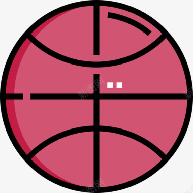 篮球杂项59线性颜色图标图标