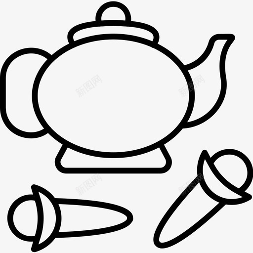丁香茶杯子饮料图标svg_新图网 https://ixintu.com 丁香茶 杯子 热的 饮料