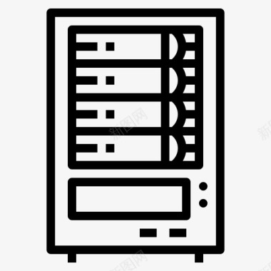 服务器文件和文件夹22大纲图标图标