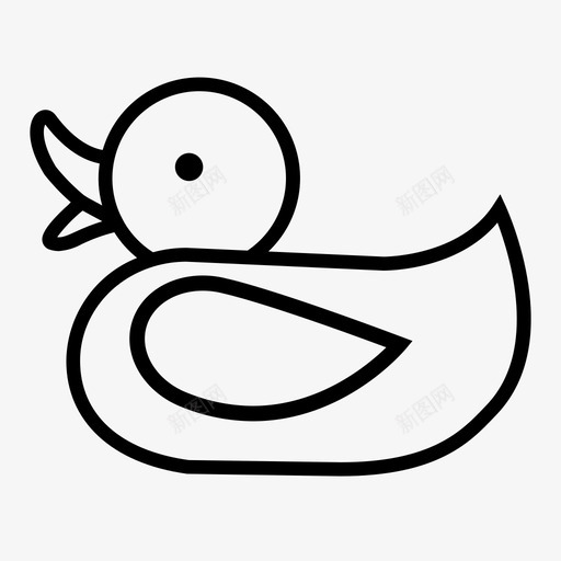 橡胶鸭婴儿婴儿浴图标svg_新图网 https://ixintu.com 婴儿 时间 橡胶 洗澡 浴鸭 玩具