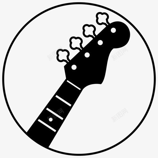 电贝司音乐乐器图标svg_新图网 https://ixintu.com 乐器 电贝司 音乐 音乐工作室
