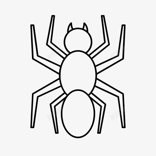 蜘蛛动物万圣节图标svg_新图网 https://ixintu.com 万圣节 动物 昆虫 蜘蛛 蜘蛛网