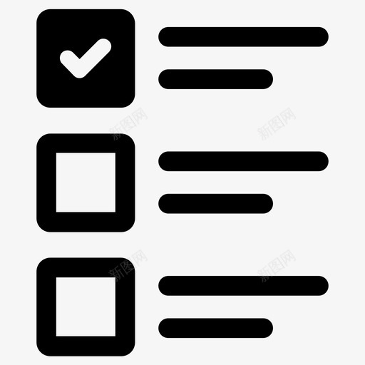 检查表批准任务图标svg_新图网 https://ixintu.com 任务 批准 检查表
