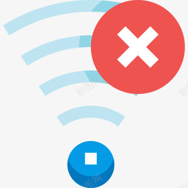 Wifi网络和安全2扁平图标图标