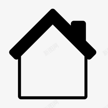 房子应用程序仪表板图标图标