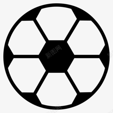 运动足球足球运动配件图标图标
