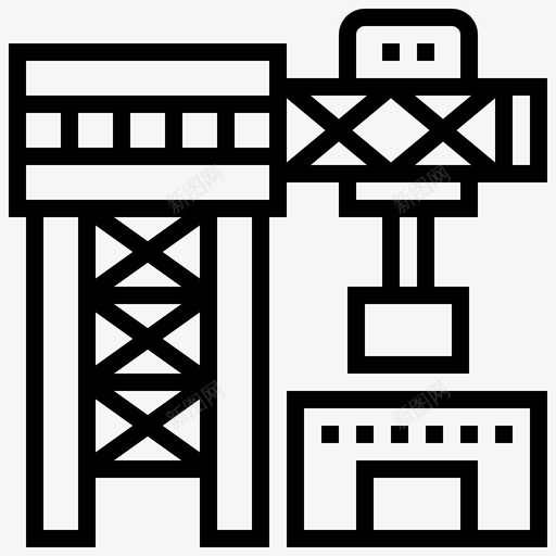 建筑房地产208线性图标svg_新图网 https://ixintu.com 建筑 房地产 线性