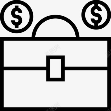 袋子财务14直系图标图标