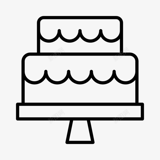 蛋糕装饰娱乐烘焙图标svg_新图网 https://ixintu.com 娱乐 烘焙 爱好 蛋糕装饰