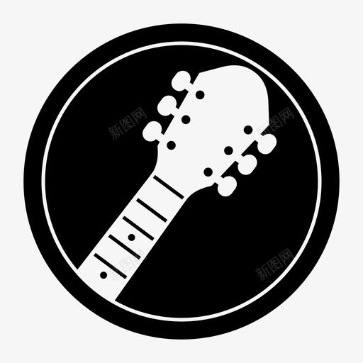 原声吉他乐器音乐图标svg_新图网 https://ixintu.com 乐器 原声 吉他 工作室 音乐