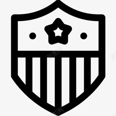 徽章美国15直系图标图标