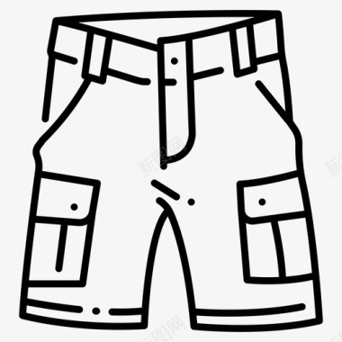 货物短裤衣服裤子图标图标