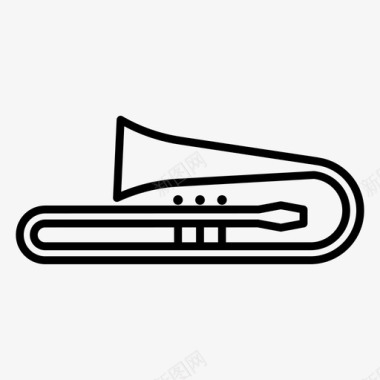 长号铜管音乐会图标图标