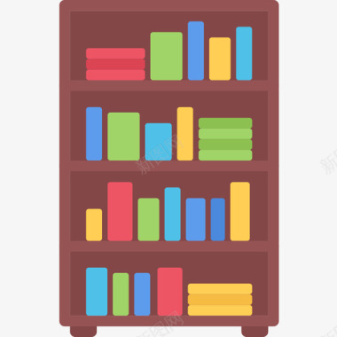 书籍家具133扁平图标图标