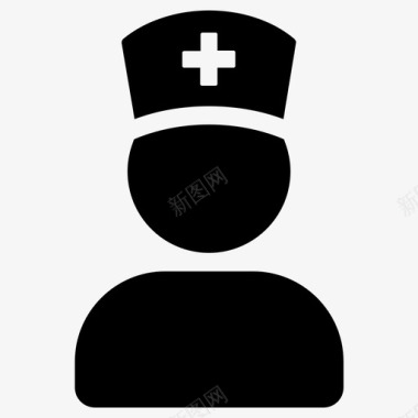 护士护理人员治疗师图标图标