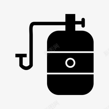 气缸燃烧气体图标图标