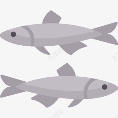 秘鲁凤尾鱼11扁平图标图标