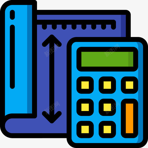 计算器制造26线性颜色图标svg_新图网 https://ixintu.com 制造26 线性颜色 计算器