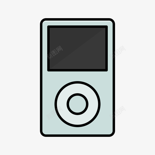 Ipod苹果产品1线性颜色图标svg_新图网 https://ixintu.com Ipod 产品 线性 苹果 颜色