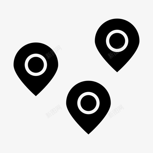 gps距离跟踪图标svg_新图网 https://ixintu.com gps 位置 范围 距离 跟踪 野餐字形