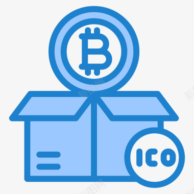 Ico财务和会计5蓝色图标图标