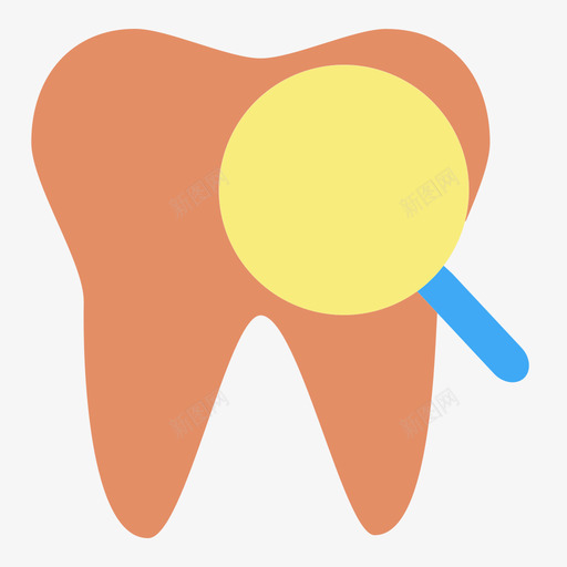 牙齿保健12扁平图标svg_新图网 https://ixintu.com 保健 扁平 牙齿