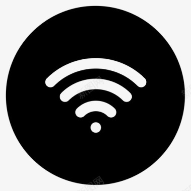 Wifi信号酒店服务41已填充图标图标
