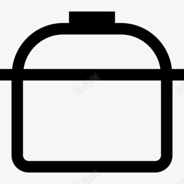 罐对象18线性图标图标