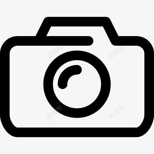 相机必需品61直线型图标svg_新图网 https://ixintu.com 必需品61 直线型 相机