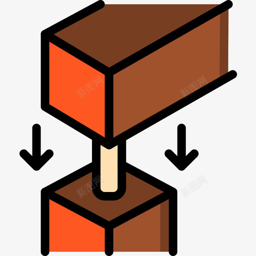 建筑和工具木工3线颜色图标svg_新图网 https://ixintu.com 工具 建筑 木工 颜色