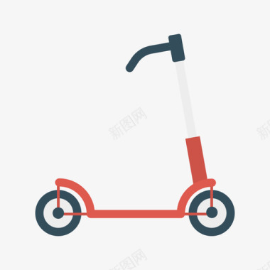 踏板车活动4平躺图标图标