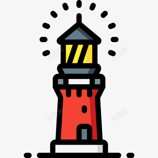 灯塔北极20线性颜色图标svg_新图网 https://ixintu.com 北极 灯塔 线性 颜色