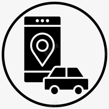 安全驾驶驾驶室gps图标图标
