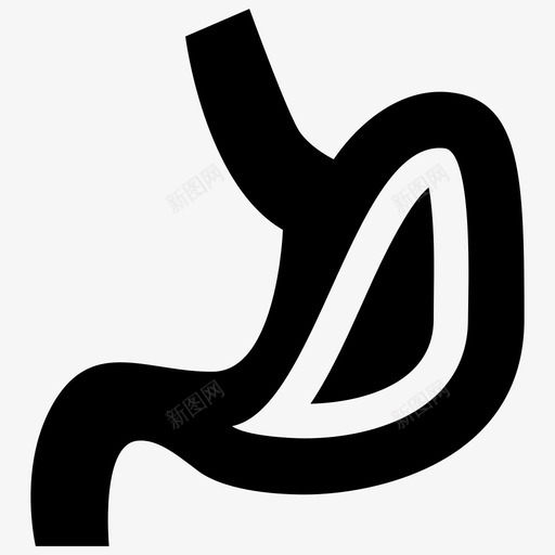 胃身体疾病图标svg_新图网 https://ixintu.com 健康 医疗 疾病 胃痛 身体